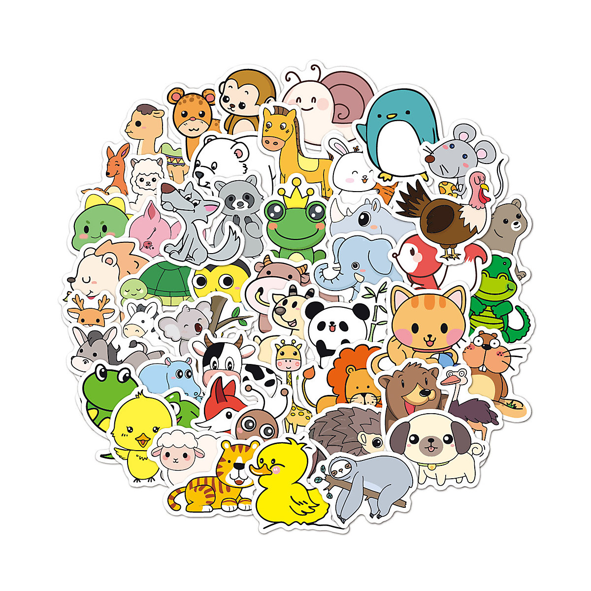 Aufkleber Meerjungfrau Prinzessin Tier Stickers , 50 Stück Sticker für Kinder