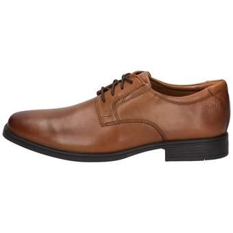 Clarks Tilden Plain Schnürer in braun