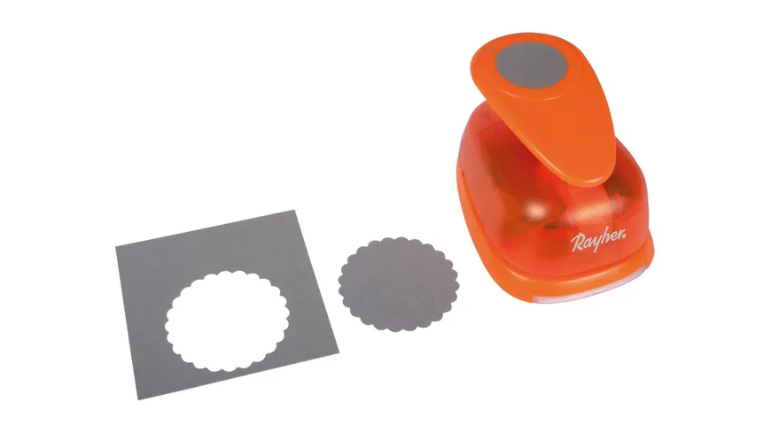 Rayher Motivstanzer rund mit Zierrand  Ø 6,35cm