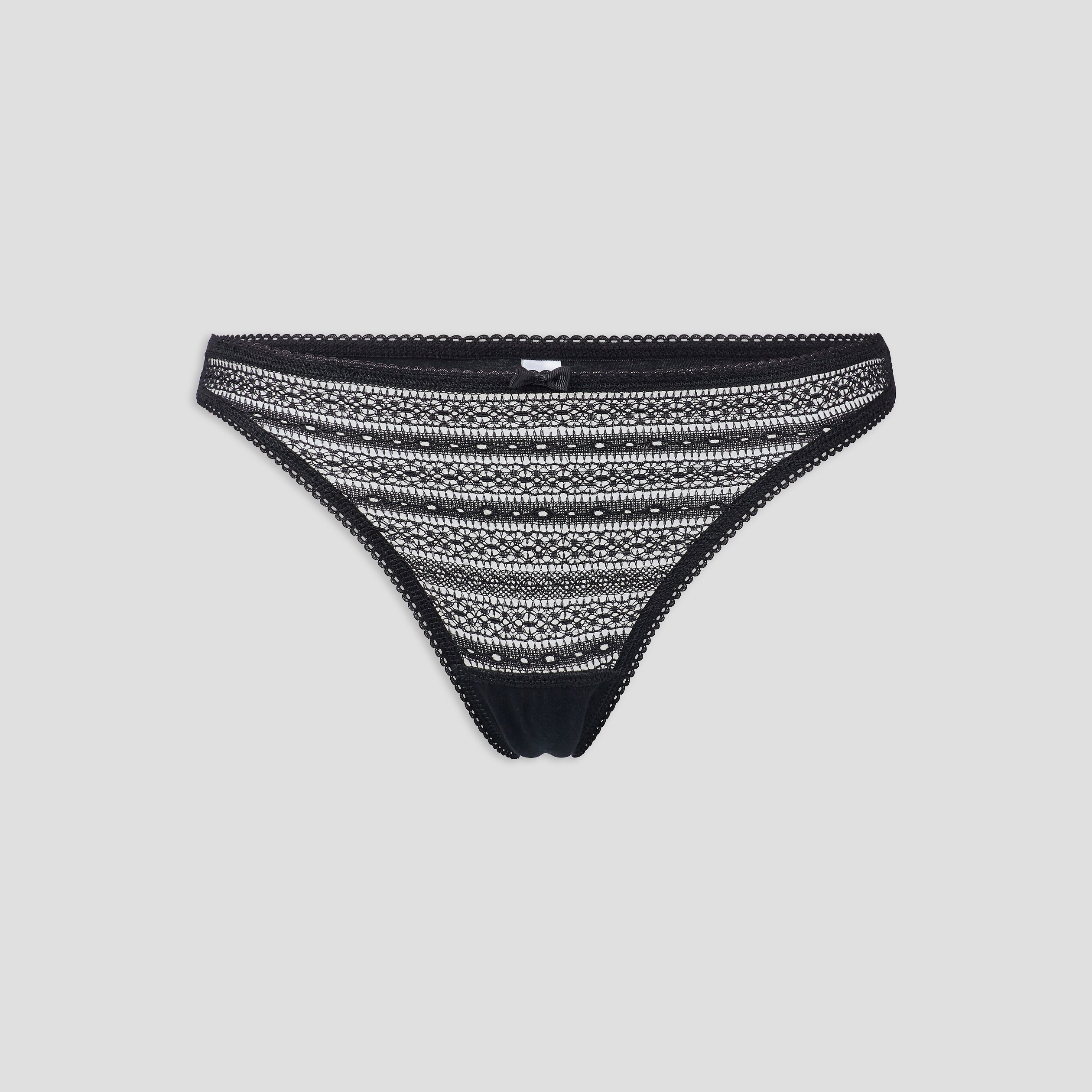 String en dentelle noir femme | La Halle