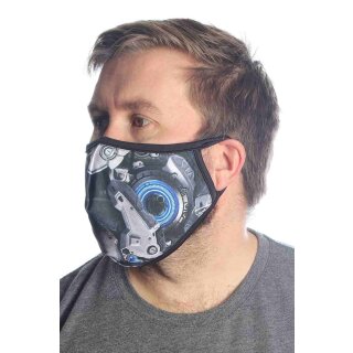 ** % SALE % ** Wild Bangarang Face Mask - Blue Mecha Size M