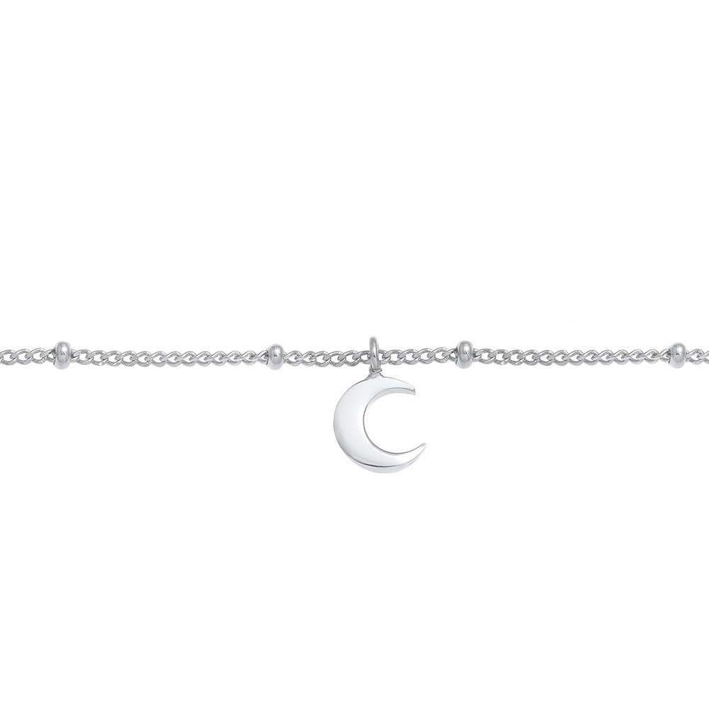 Elli Elli Collier Femmes Choker Boule Demi-lune Astro en Argent Sterling 925 collier