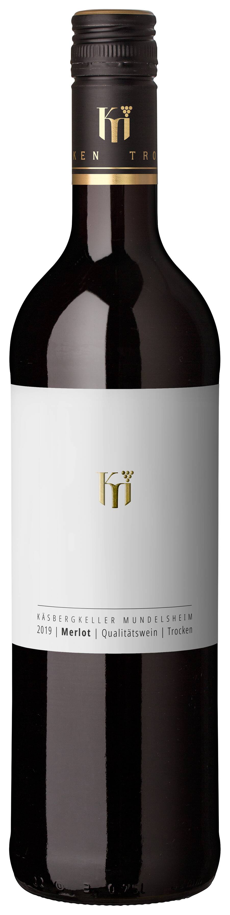 Lauffener Weingärtner eG Käsbergkeller Mundelsheim Merlot QbA trocken 2022