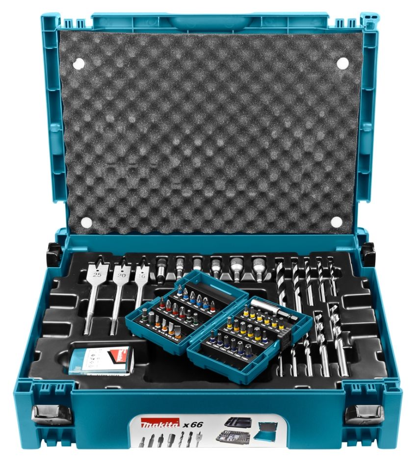 Makita Accessories B-43044 66-delni komplet pribora v M-boxu
