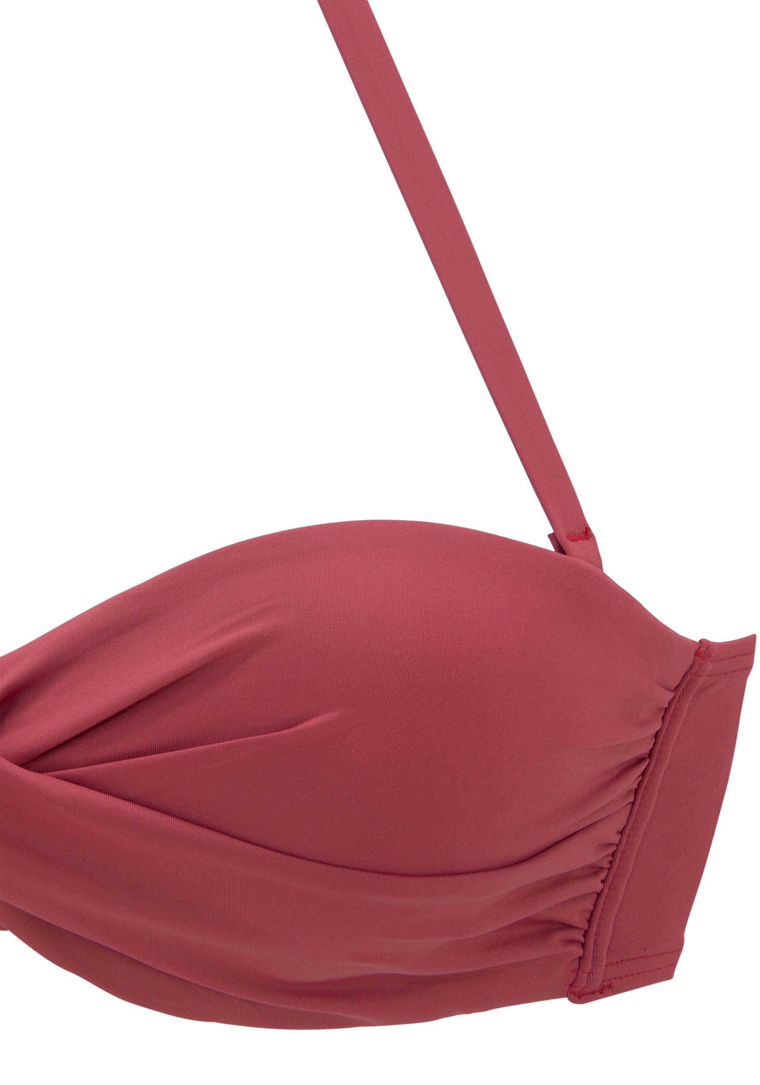 s.Oliver Bügel-Bandeau-Bikini-Top Rome, in Wickeloptik