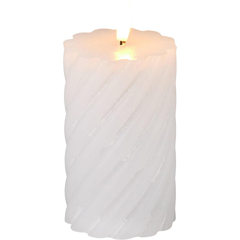Vie Selected Kubbelys 12 cm ø 7,6 cm LED timer spiral hvit