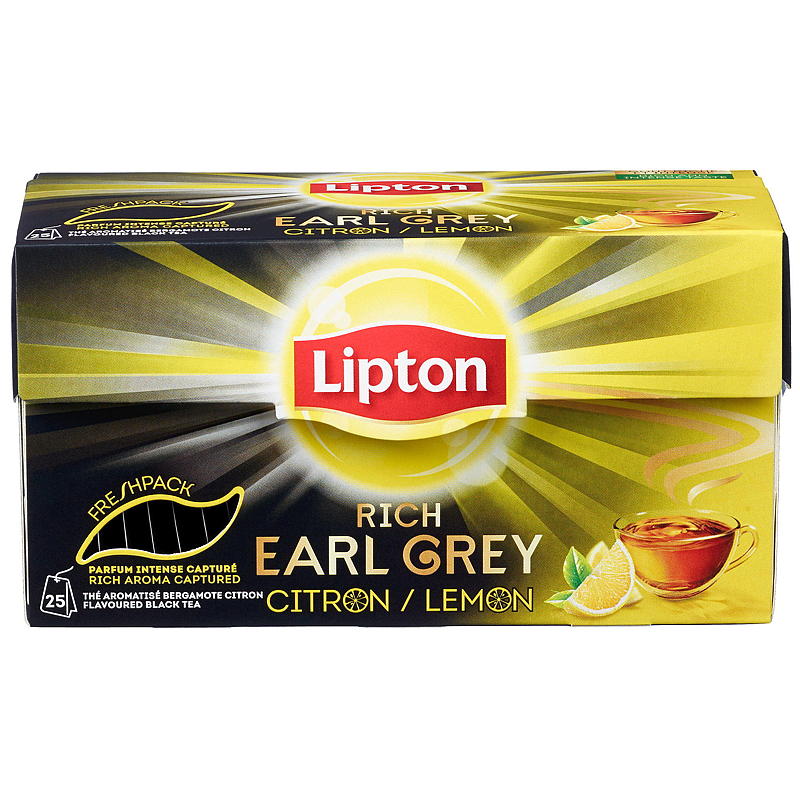 Lipton Lipton Earl Grey 25 poser lemon