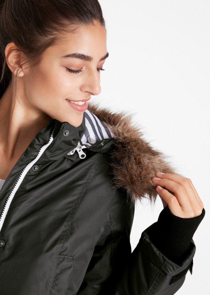 Outdoor-Funktions-Jacke mit Kapuze