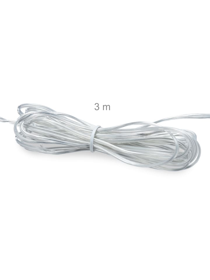 relaxdays LED Lichtkranz in Silber - Ø 30 cm günstig kaufen onesize