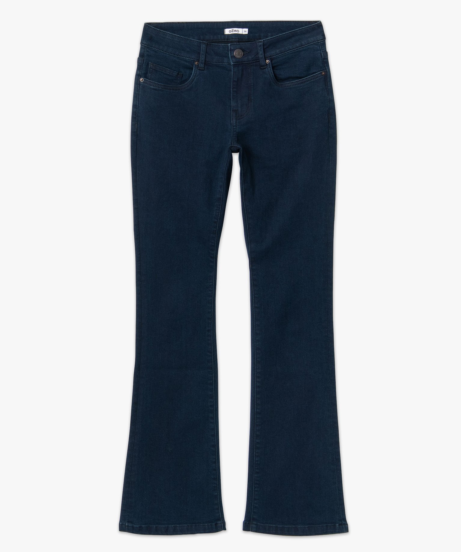 Jean femme coupe Bootcut - L26 blue black | GEMO