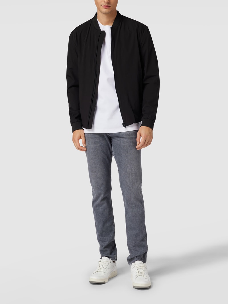 Jeans im Slim Fit Modell 'Delaware' in mittelgrau