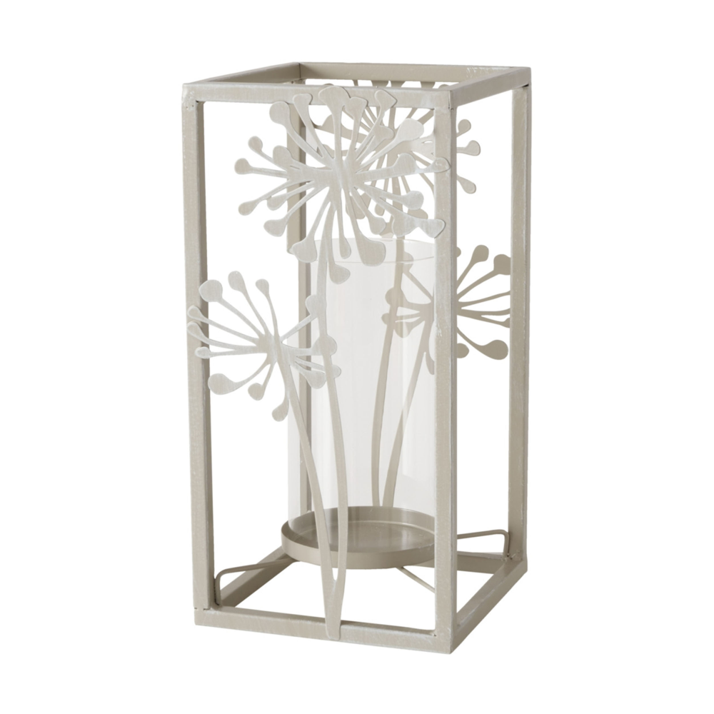 Windlicht Yves beige/klar