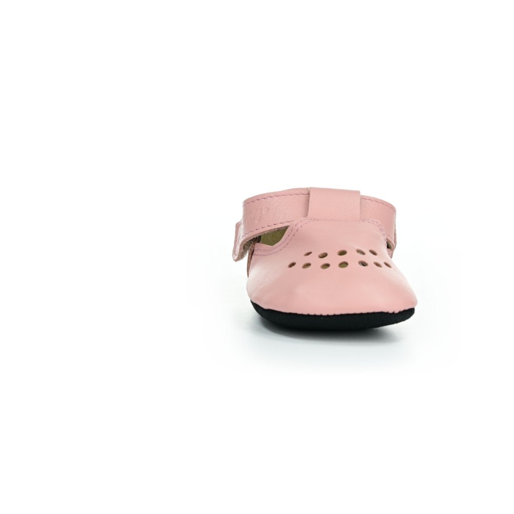 OmaKing Slippers Mutsu Pink Barfußkrabbelschuhe