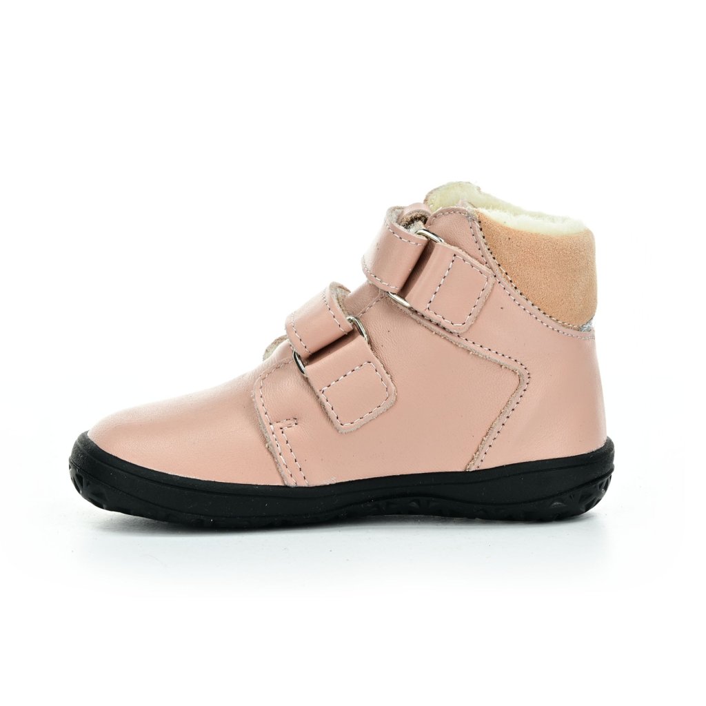 Jonap B4 MV Slim hautfarbene mit Wolle gefütterte Winter-Barfußschuhe