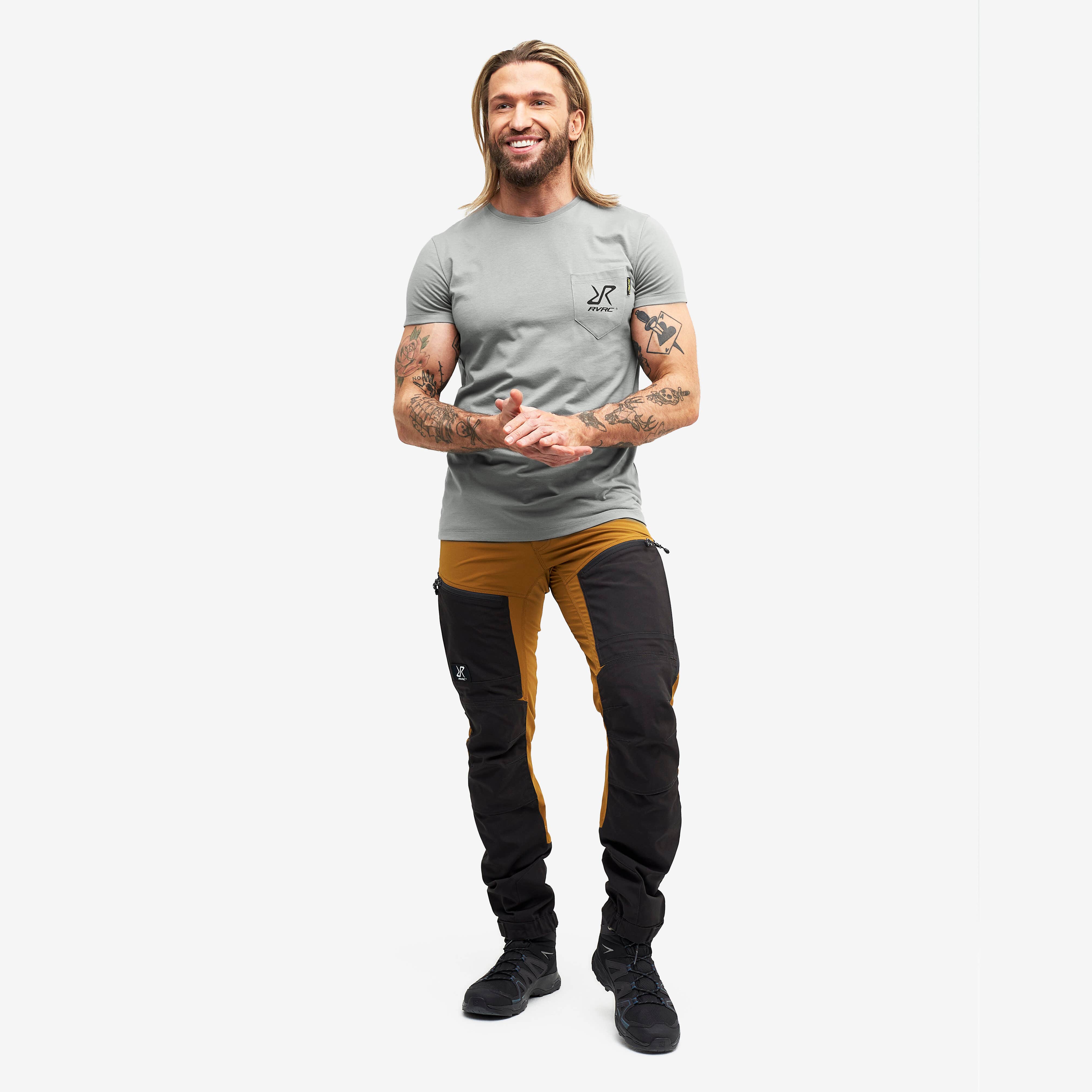 Fat Logo Tee 2.0 Homme Grey/Black
