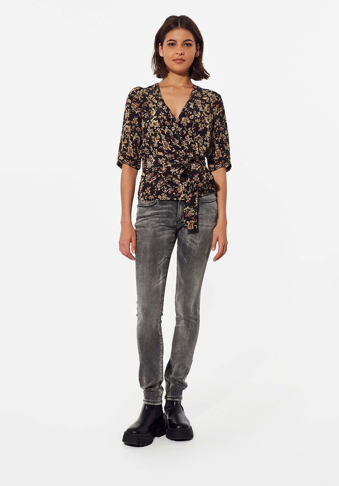 NABY   Blouse fleurie Femme