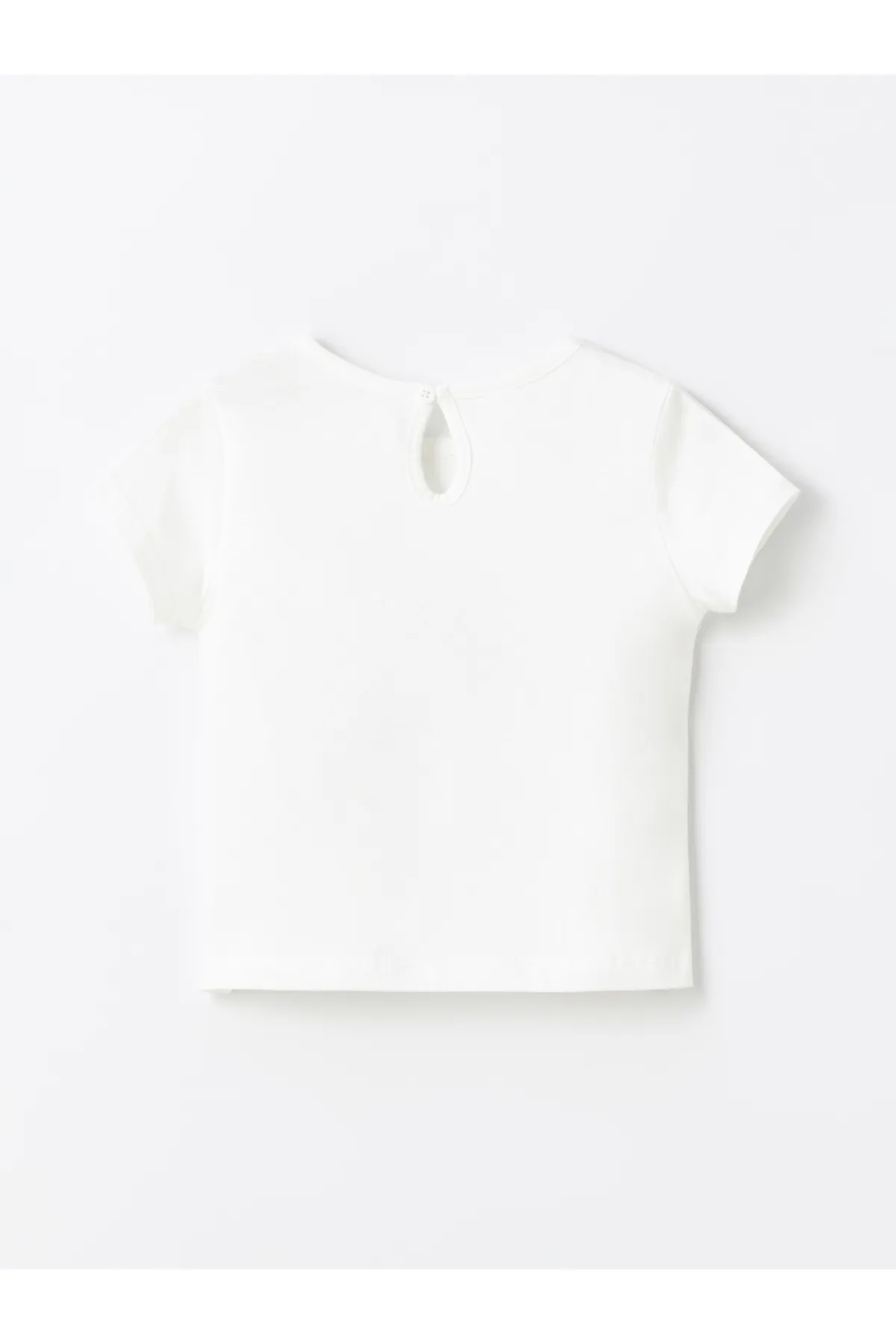 LC Waikiki  Kurzärmliges, bedrucktes T-Shirt und Shorts für Babys mit Rundhalsausschnitt, 2er-Set