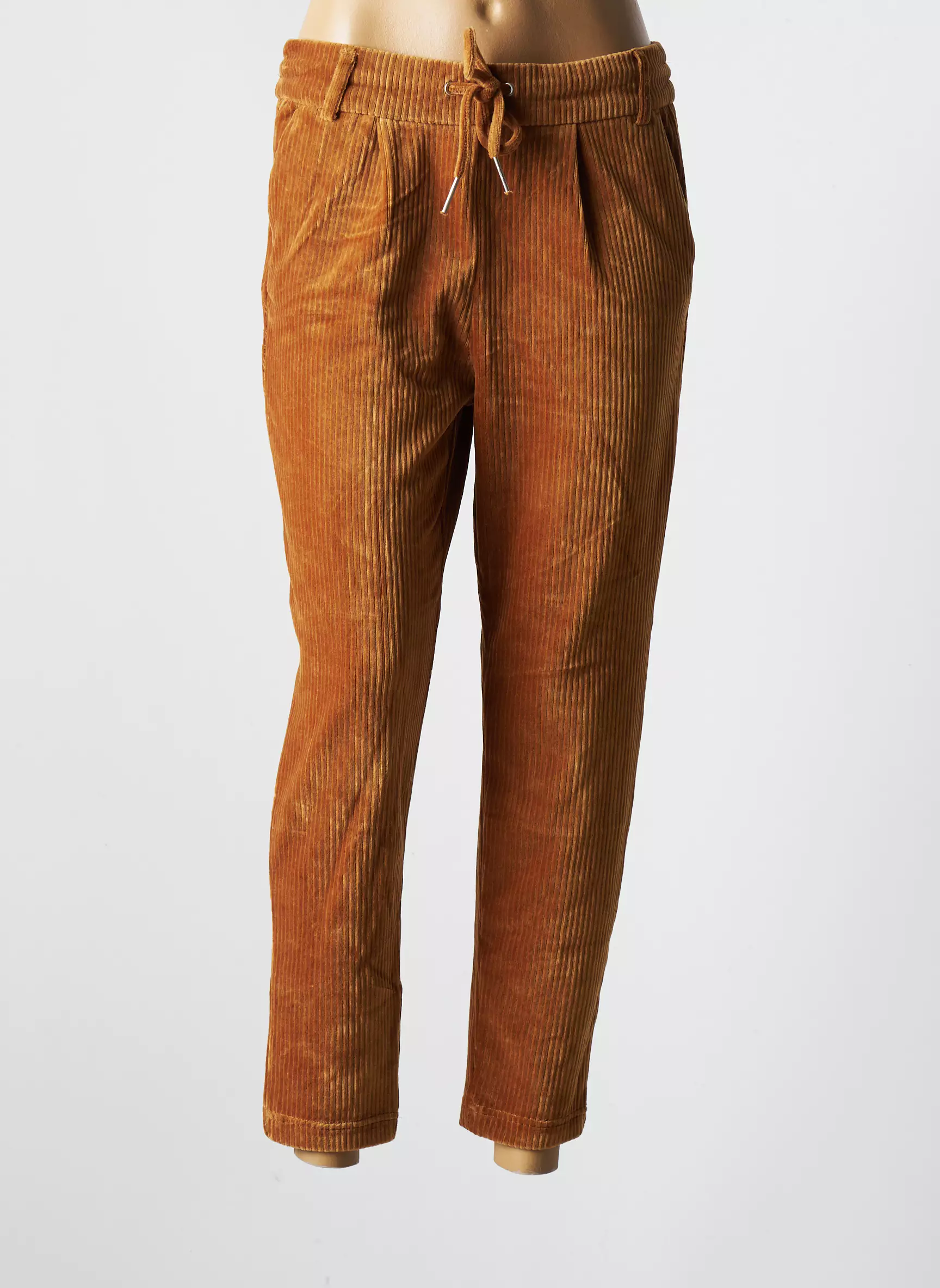 Only Pantalons Chino Femme couleur marron