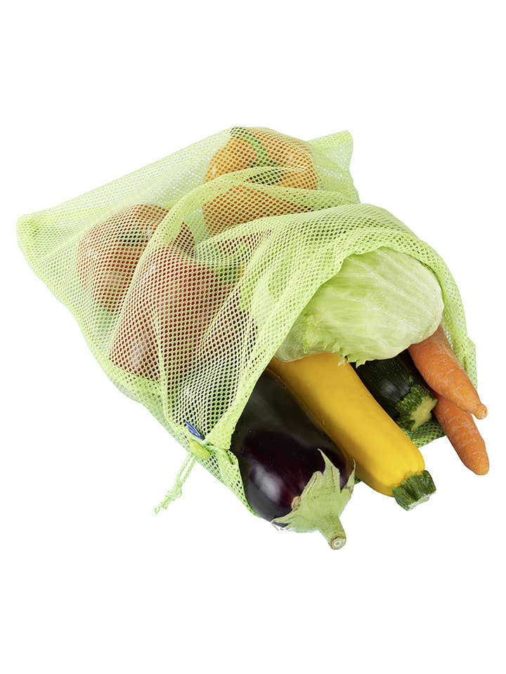Wenko 5er-Set: Obst- & Gemüsebeutel in Grün - (L)35 x (B)30 cm günstig kaufen onesize