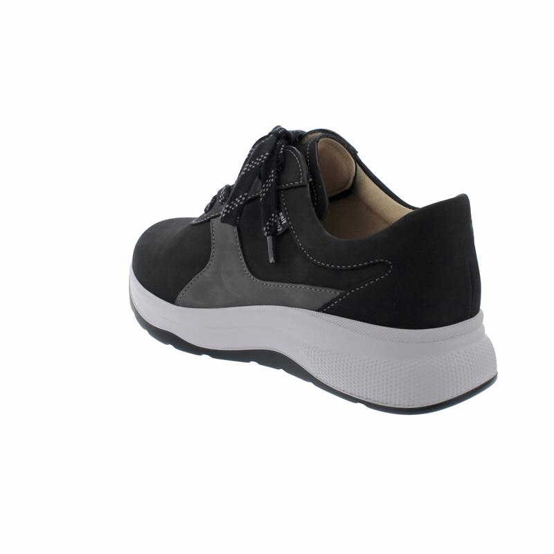 FINN COMFORT Komfort Schnürer schwarz