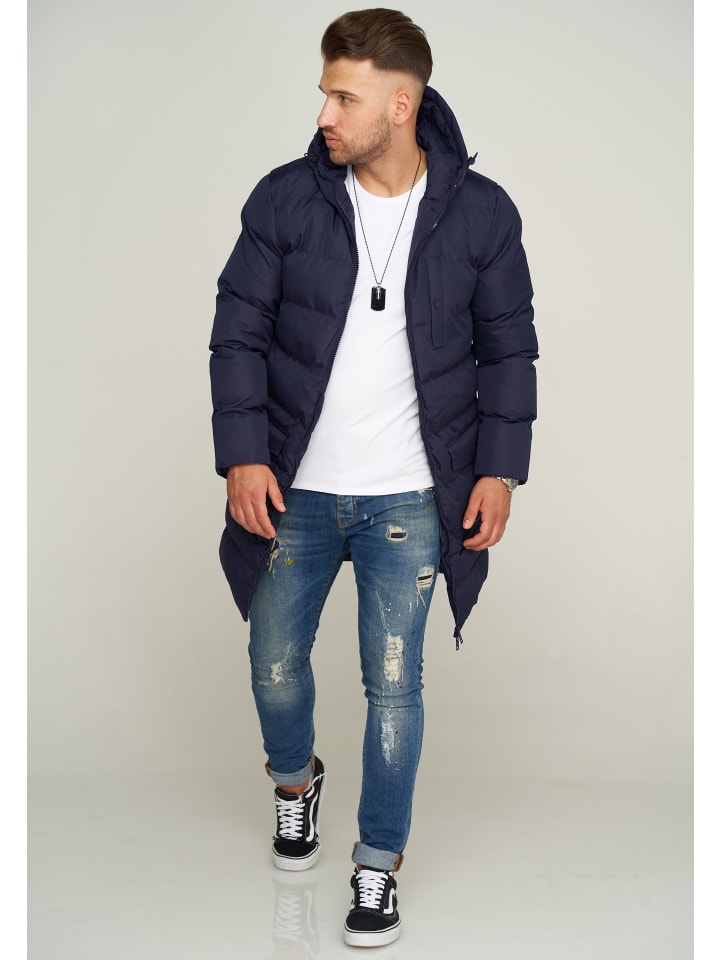 SOULSTAR Parka - S2ROROS Steppmantel Steppjacke in Navy günstig kaufen
