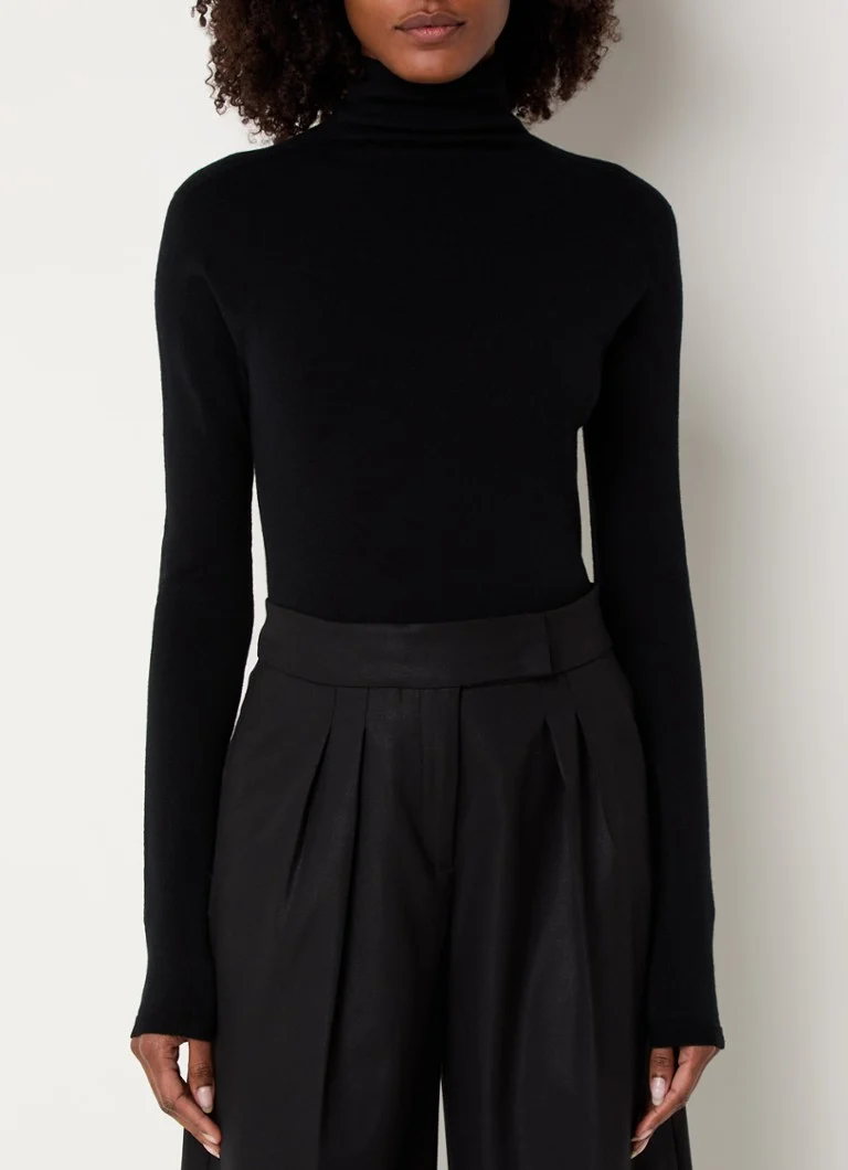 Wolford Fine-knit top in virgin wool blend