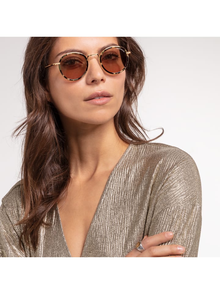 Thomas Sabo Sonnenbrille in gold, grün günstig kaufen onesize