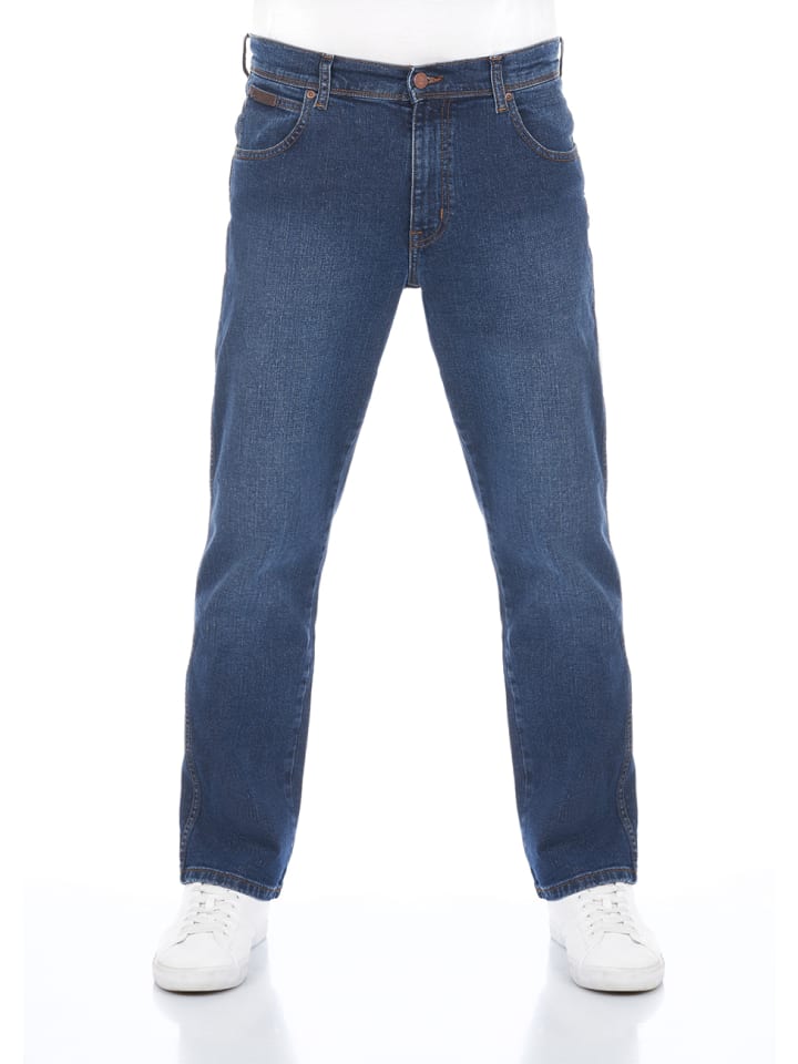 Wrangler Jeans Texas Stretch regular/straight in Blau günstig kaufen
