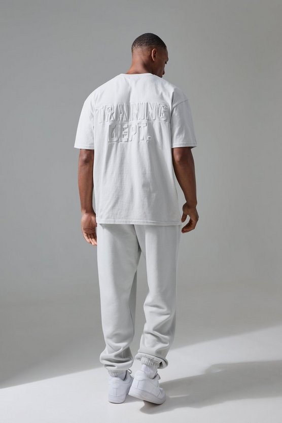 Oversize Man Active T-Shirt mit Training Dept Print