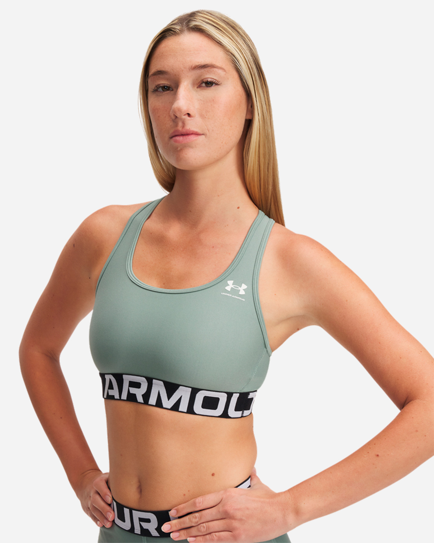Biustonosz treningowy Under Armour Logo W 77-1383544-0348