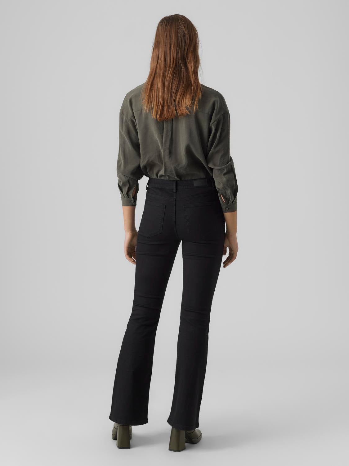 VMSELINA Hohe Taille Ausgestellt Jeans