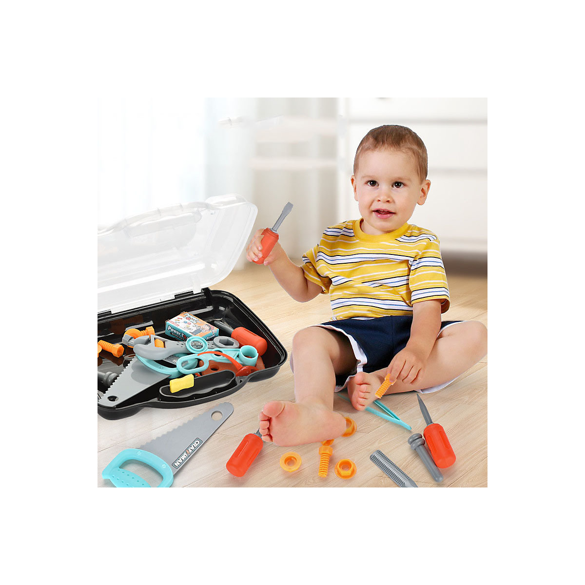 Werkzeug-Montagebox Werkzeugkoffer für Kinder Demontage-Projekt-Organisator