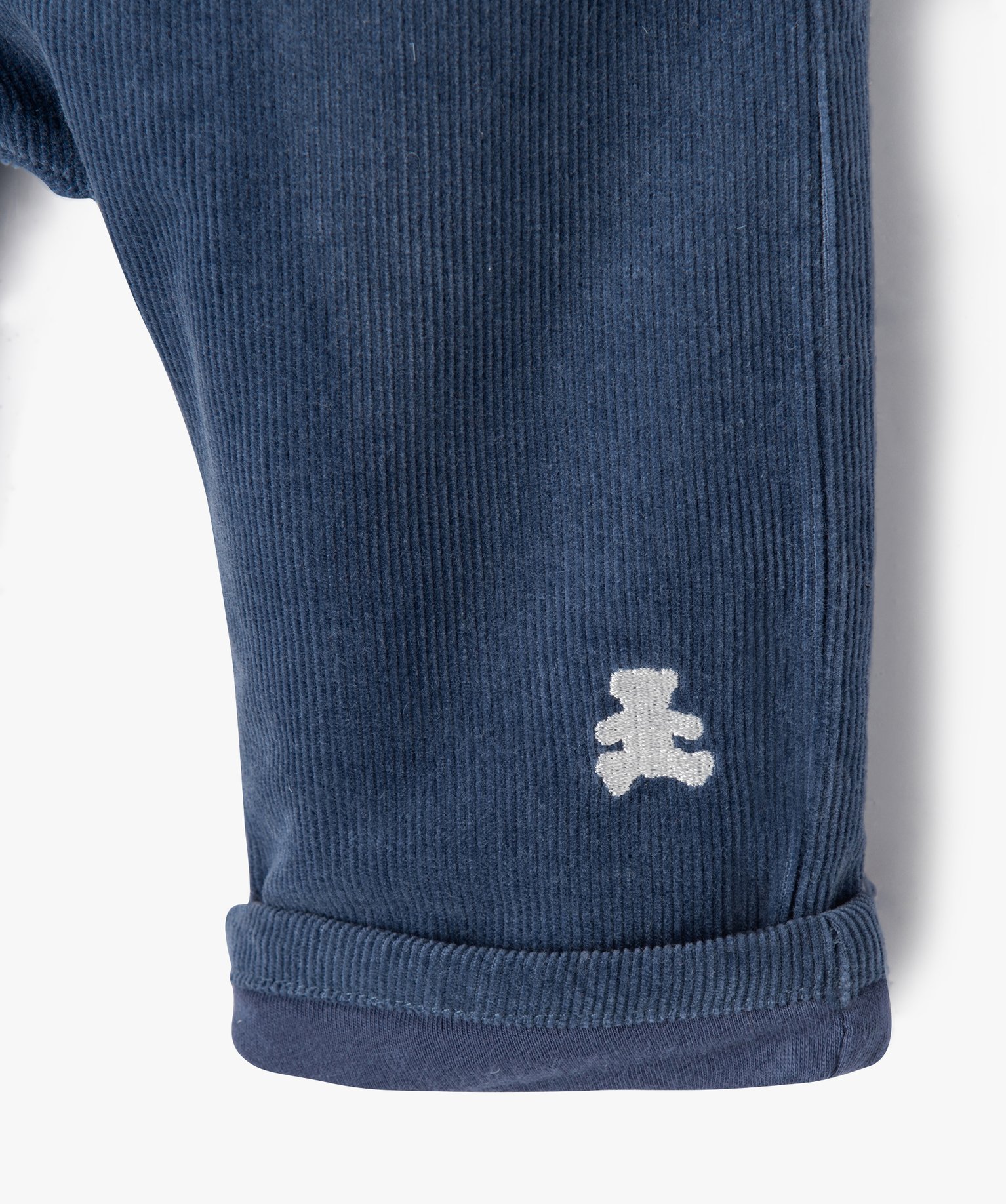 Pantalon ample en velours bébé - LuluCastagnette bleu | GEMO