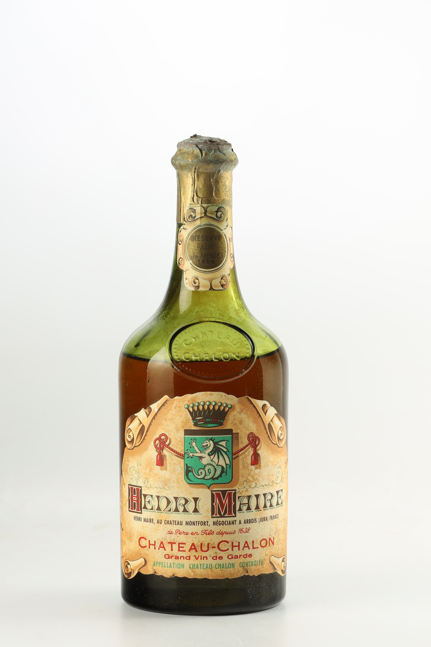 Château Chalon Réserve Alix De Nesles 1959, Château Chalon