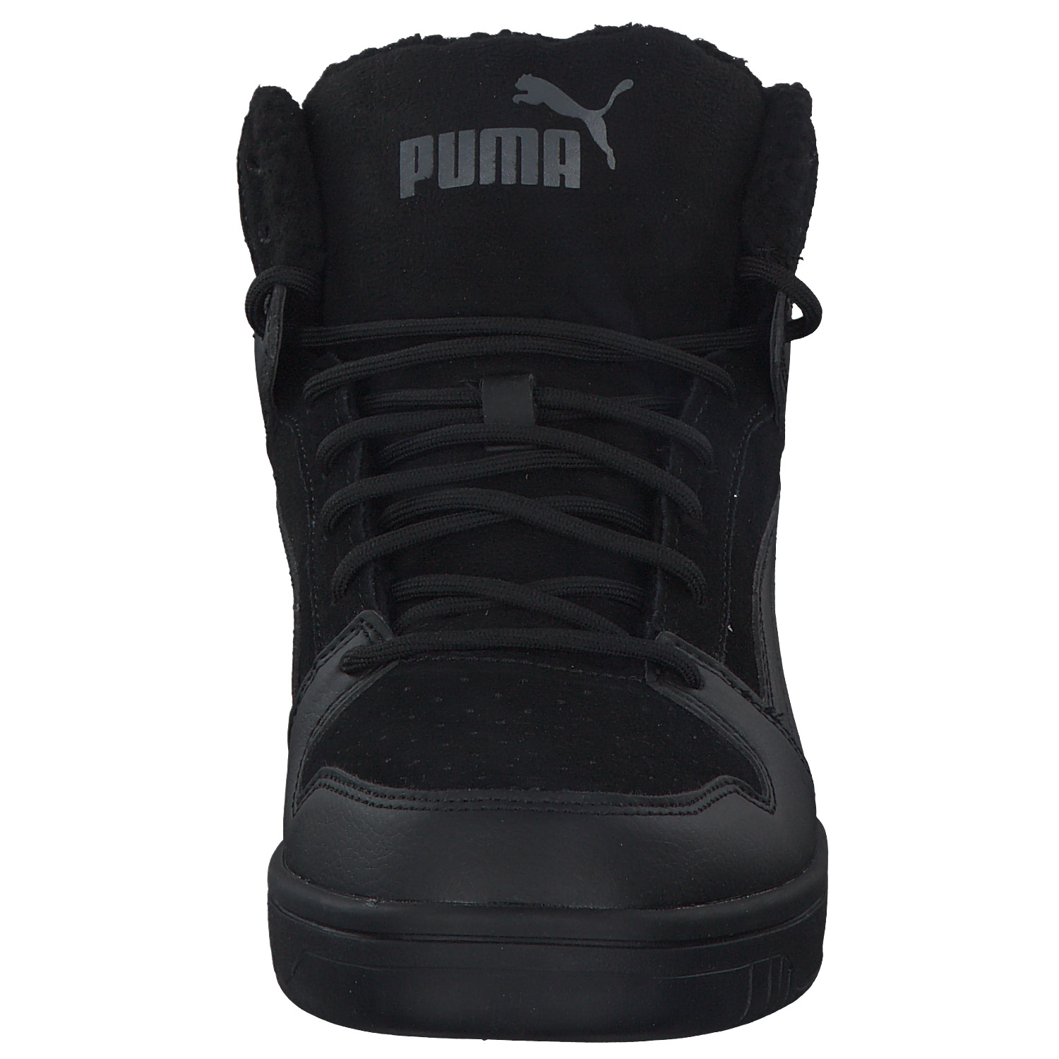 Puma Rebound 369831, Sneakers High, Herren, Schwarz (Puma Black/Castlerock)