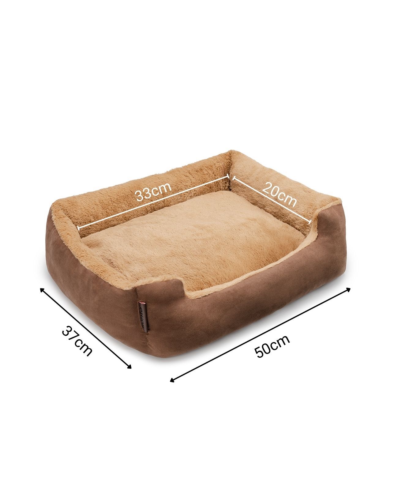 Lionto Hundebetten Lionto Hundebett mit Wendekissen braun S