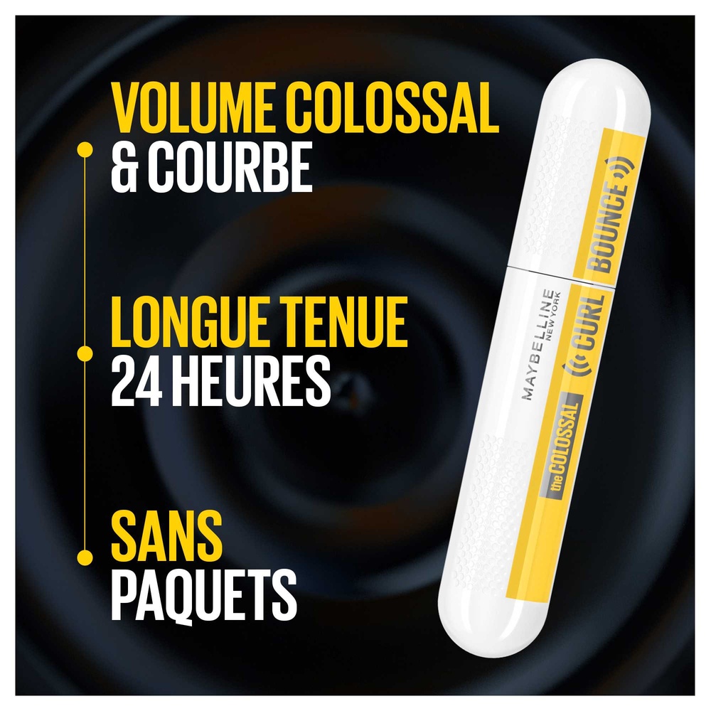Maybelline New York Colossal Curl Bounce Mascara volume et courbe waterproof