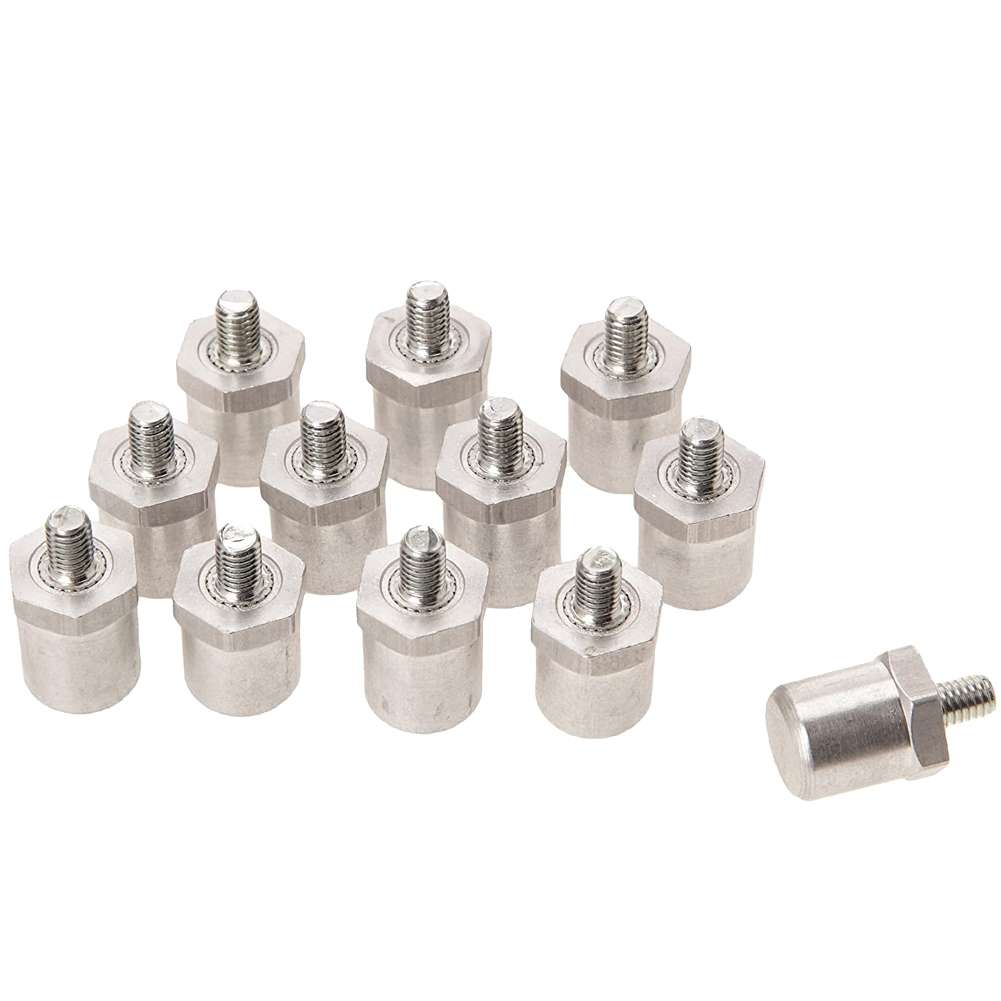 Uhlsport Cylindrical Hexagonal Basic Stollen 12er-Set 1007106010200