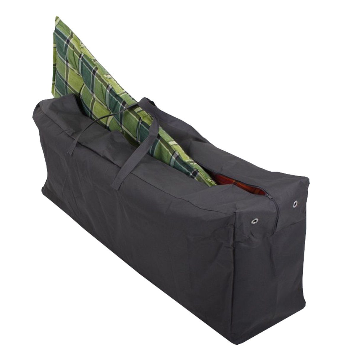 colourliving Gartenmöbel-Schutzhülle Schutzhülle für 4 Gartenmöbelauflagen Aufbewahrungstasche für Auflagen, robustes 420D Polyester anthrazit