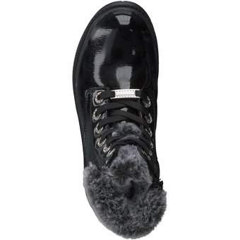 Dockers Schnür Boots in schwarz