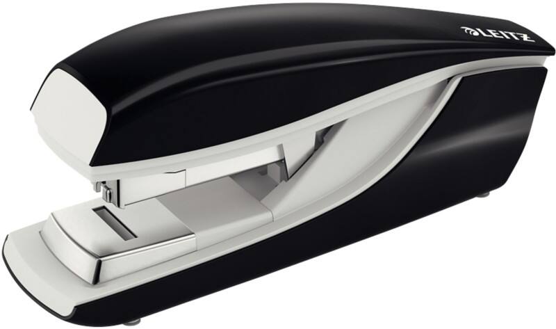 Leitz NeXXt Flachheftgerät 5523 Halbstreifen 40 Blatt Schwarz 24/8, 26/8 Kunststoff, Metall