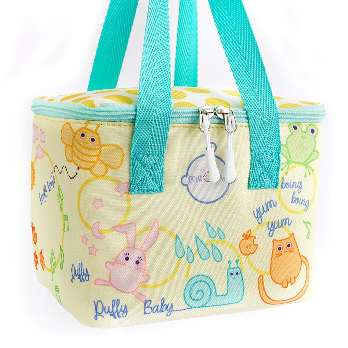MILK&MOO Kühltasche Milk&Moo Lunchbox, Lunchtasche, Brotdose, Kühltasche, Gelb