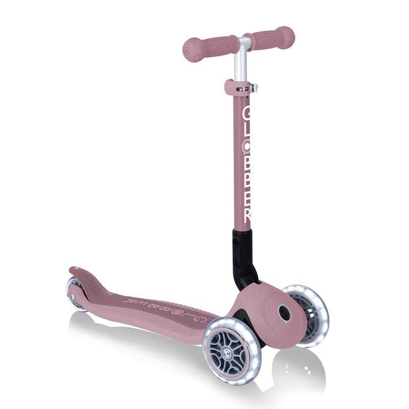 Trottinette 3 roues junior eco rose berry Globber