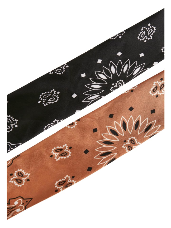 Urban Classics Urban Classics Bandana in black cognac günstig kaufen onesize