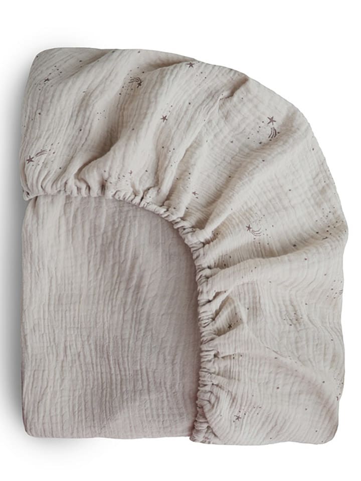 mushie Spannbettlaken in Beige - (L)100 x (B)40 cm günstig kaufen onesize