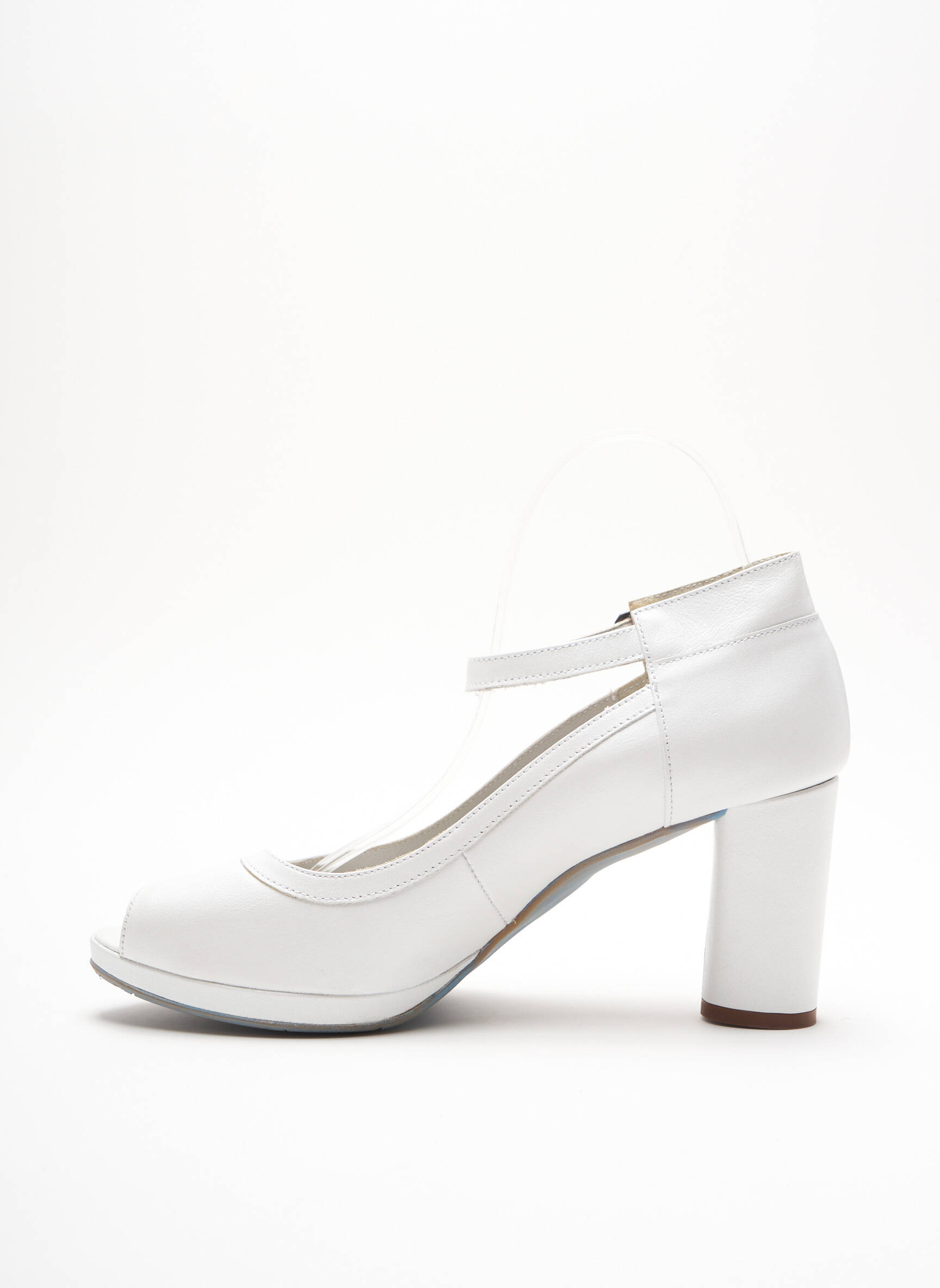 Un Tour En Ville Sandales Nu Pieds Femme couleur blanc