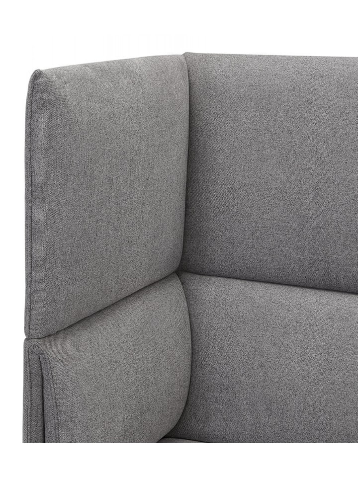 KADIMA DESIGN 2 Sitzer Sofa mit Akustikfunktion aus Textil | Modern in Anthrazit günstig kaufen onesize