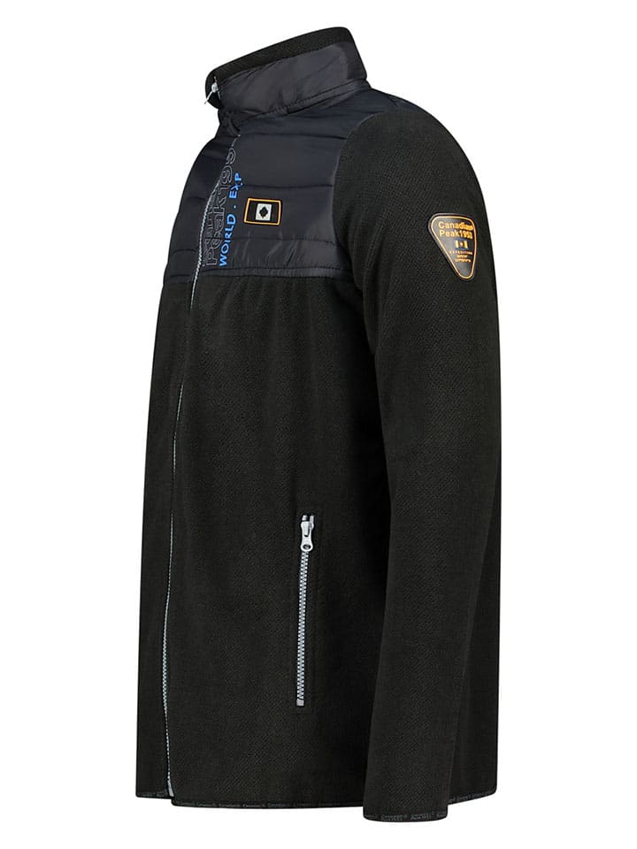 Canadian Peak Fleecejacke in Schwarz günstig kaufen