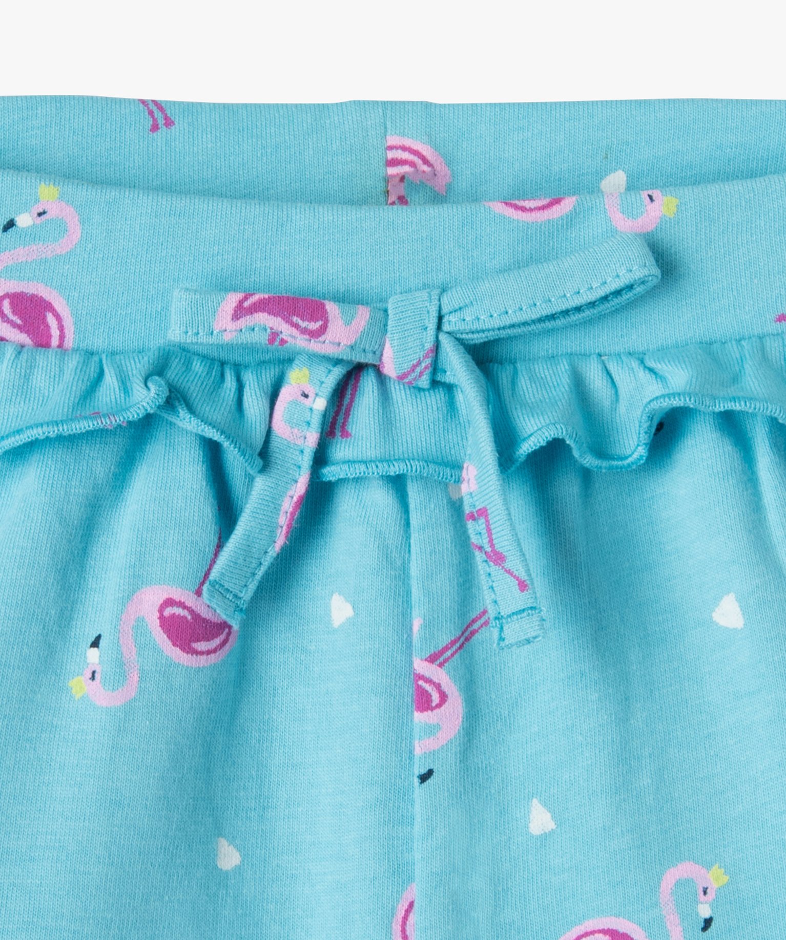 Short bébé fille imprimé en maille à taille élastiquée... bleu | GEMO