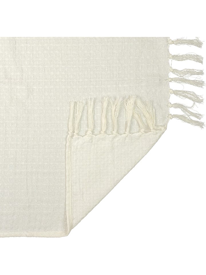 THE HOME DECO FACTORY Plaid in Creme - (L)250 x (B)170 cm günstig kaufen onesize